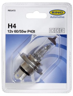 12V 60/55W H4 BLISTER RING RU472