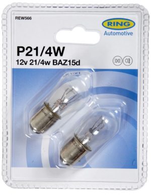 12V 21/4W BAZ15d 2tk BLISTER RING RW566