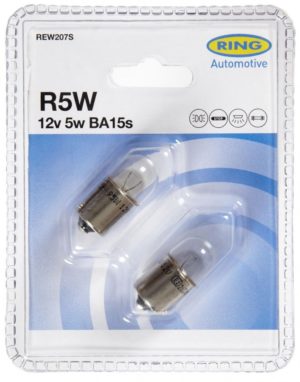 12V 5W BA15s R5W 2tk BLISTER RING RW207