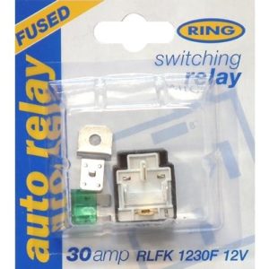 Relee 12V 30A kaitsmega RLFK1230F