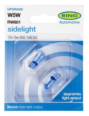 12V 5W T10 2tk blister ICE BLUE RW801