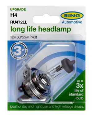 LONGLIFE H4 60/55W 12V Ring blister RU472LL