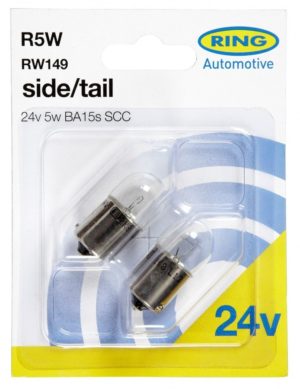 24V 5W 24V BA15s Blister Ring RW149