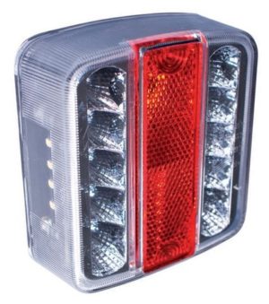 Haagise tuli 5-funkts LED 12V RCT445