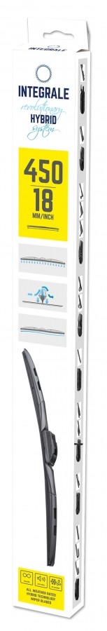 Hübriid klaasipuhastaja "INTEGRALE" 450mm 18" B19053