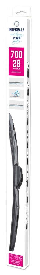 Hübriid klaasipuhastaja "INTEGRALE" 700mm 28" B19061