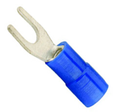 Juhtmeotsik kahvel sinine M4,3 100tk 81114-664