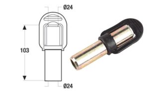 Vilkuri kinnitusjalg keevitatav RCV9410
