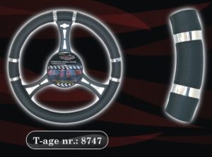 Roolikate MUST kroom ribad Automax 8747