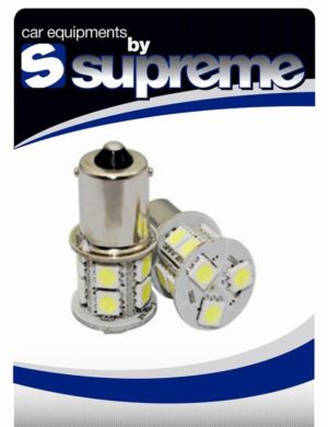 24V SP led BAU15s 13xSMD 5050 lediga, oranz 2tk LED-2441