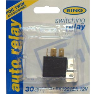 Relee 12V 2x15A Ring RLFK12215A