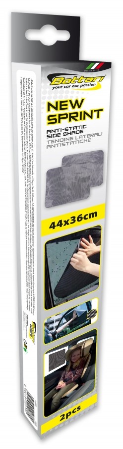 Kardin - päikesevari antistaatiline 44x36cm 2tk Bottari B22078