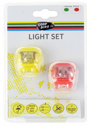 Jalgratta tulede komplekt 2led+2led "SILICON LED" BN92325