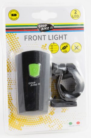 Jalgratta esituli 2-led USB GoodBike BN94319