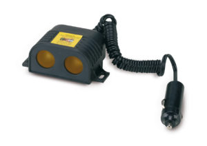 Sigaretisüütaja hargmik juhtmega 12/24V "TWO SOCKETS" B30077