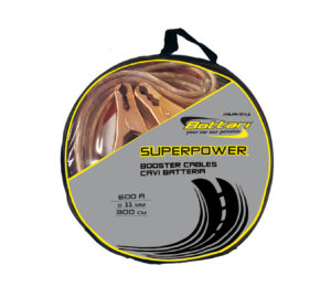 Käivitusjuhtmed profi 600A 25mm² 3m"Superpower" Bottari B30650