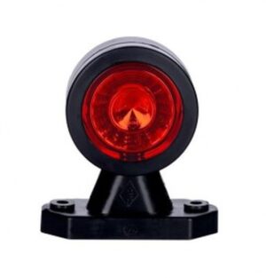Külje gabariidituli punane/valge LED 12/24V L0018