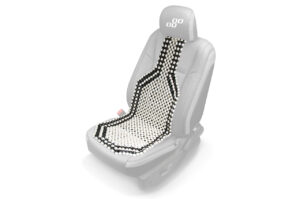 Istmekate puukuulidega VALGE musta servaga Amio 01124