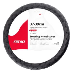 Roolikate "Must- õmblustega" 37-39cm Amio 02814