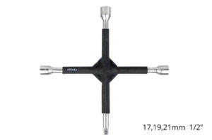 Rattarist kummikattega 17-19-21mm 1/2" Amio 02402