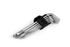 6-kantvõtmed IMBUS lühike 125mm 9tk Amio 01041