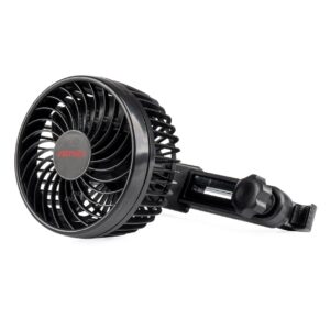 Ventilaator 4,5" 12V 2-kiirust peatoe kinnitus Amio 03007