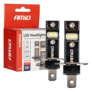 led esituled hübriidseeria h3 6000k canbus 60w amio 04113 hasmar auto