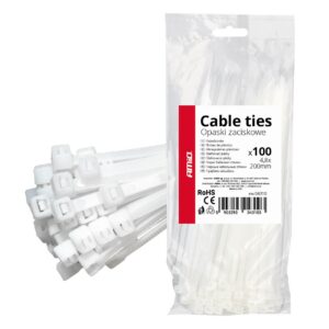 juhtmevitsad 48x200 100tk valge amio 04310 hasmar auto