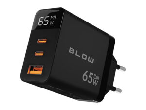seinalaadija lcd usb usb-c x 2 pd 65w blow-76-030 hasmar auto