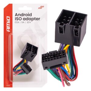 androidi iso adapter cca 5a 12v amio 04442 hasmar auto
